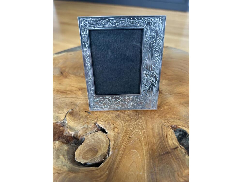 Silver Tone small Picture Frame marked MMA